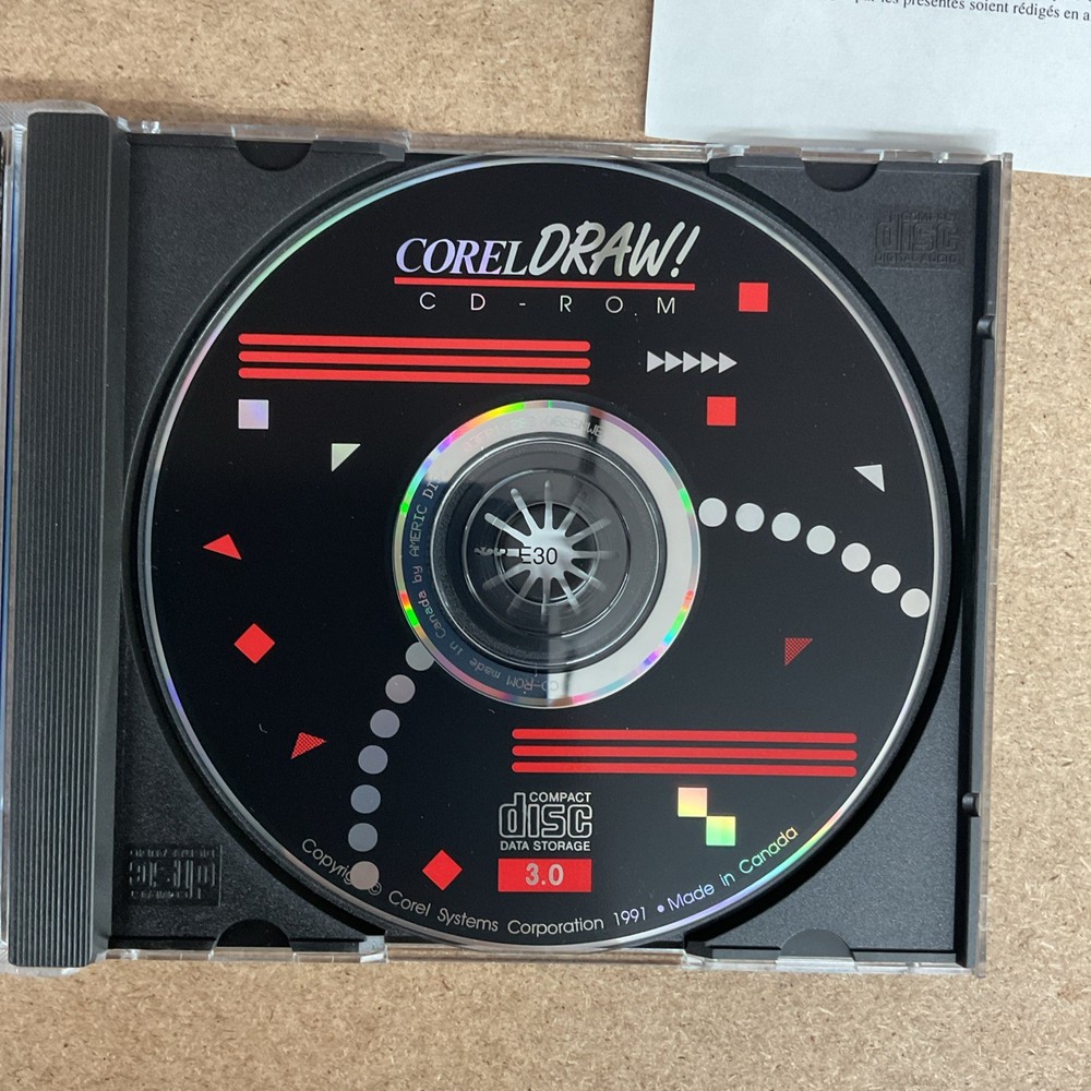Corel Draw! 3.0 CD-ROM Windows 3.1