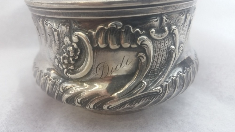 FRENCH STERLING SILVER CUP WITH HANDLE DIDI