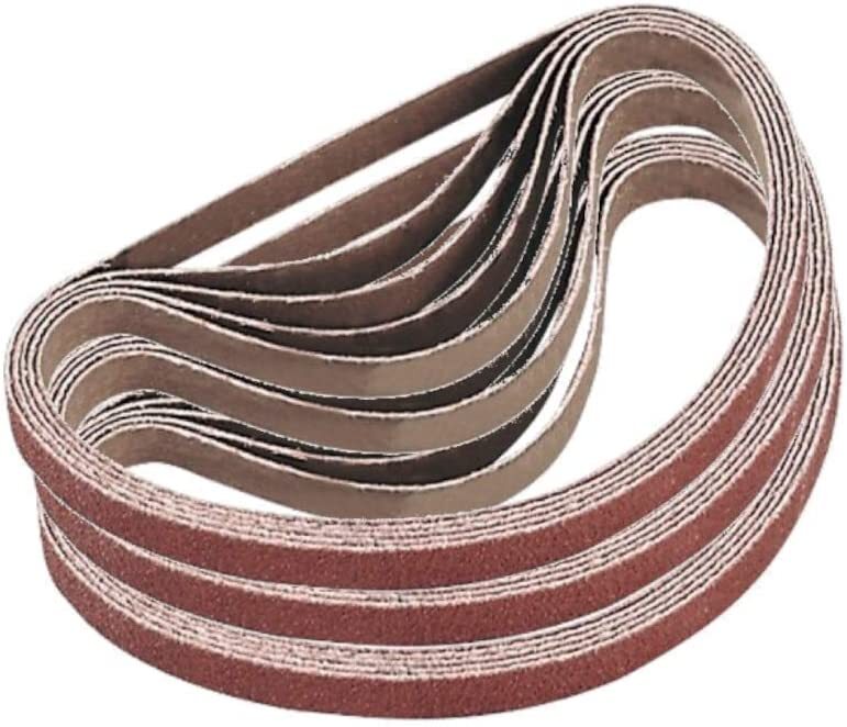 18PCS 1x42 inch AO Sanding Belts Belt Sander 60 80 120 150 240 400 Grit Assorted