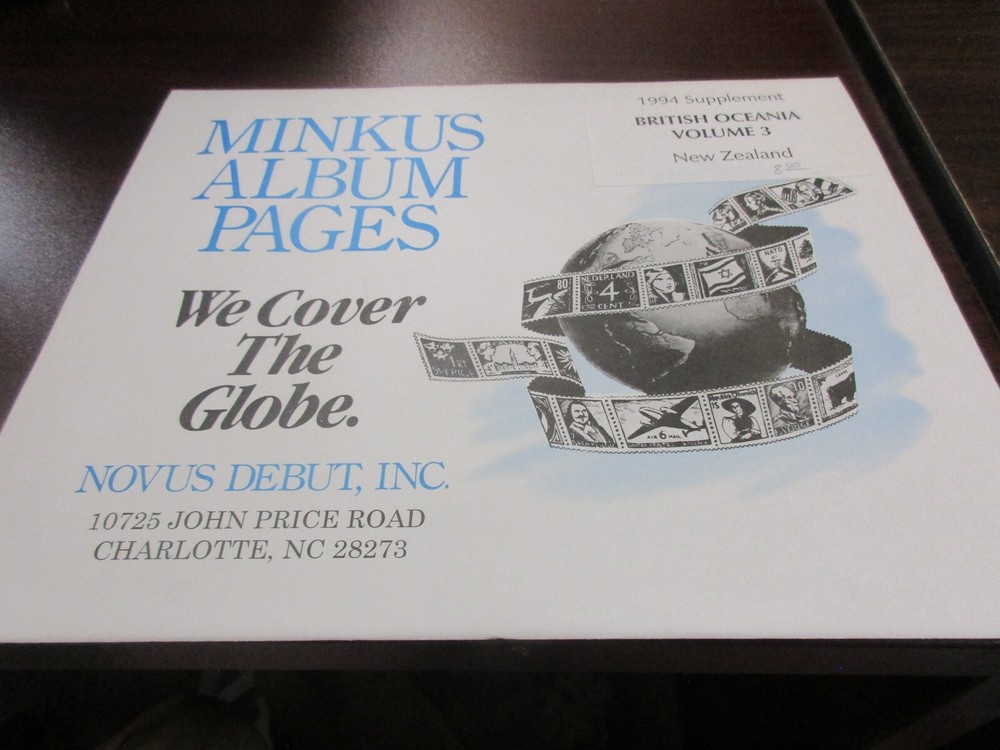 "MINKUS" 1994  SUPPLEMENT  BRITISH OCEANIA VOLUME 3   W/FREE SHIPPING!!!