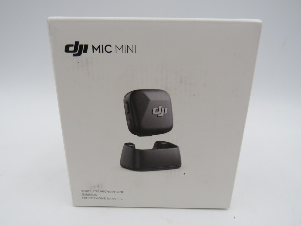 DJI Mic Mini Transmitter Infinity Black Ultralight Wireless Lavalier Microphone