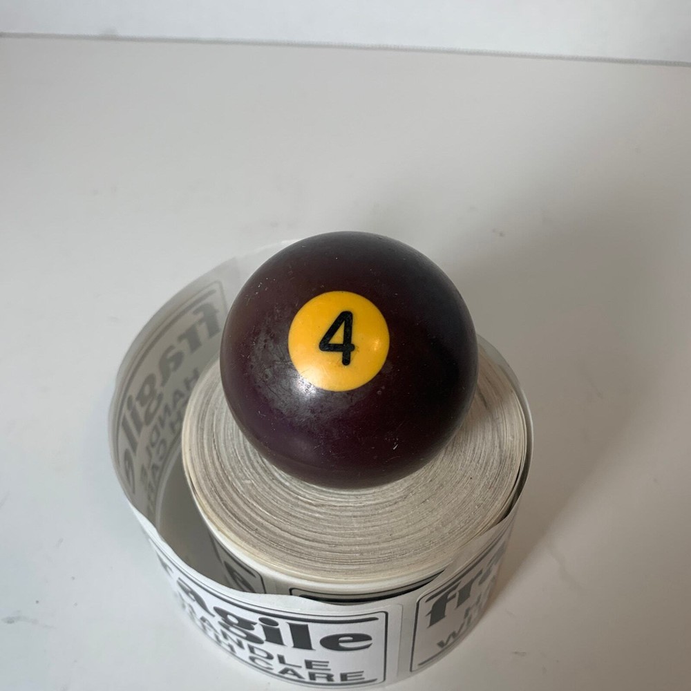 # 4 Dark Purple Single Individual Pool Ball Billiard Replacement