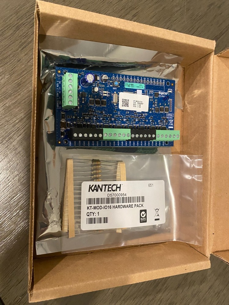 Kantech KT-MOD-IO16 RS485 Input/Output Module NEW