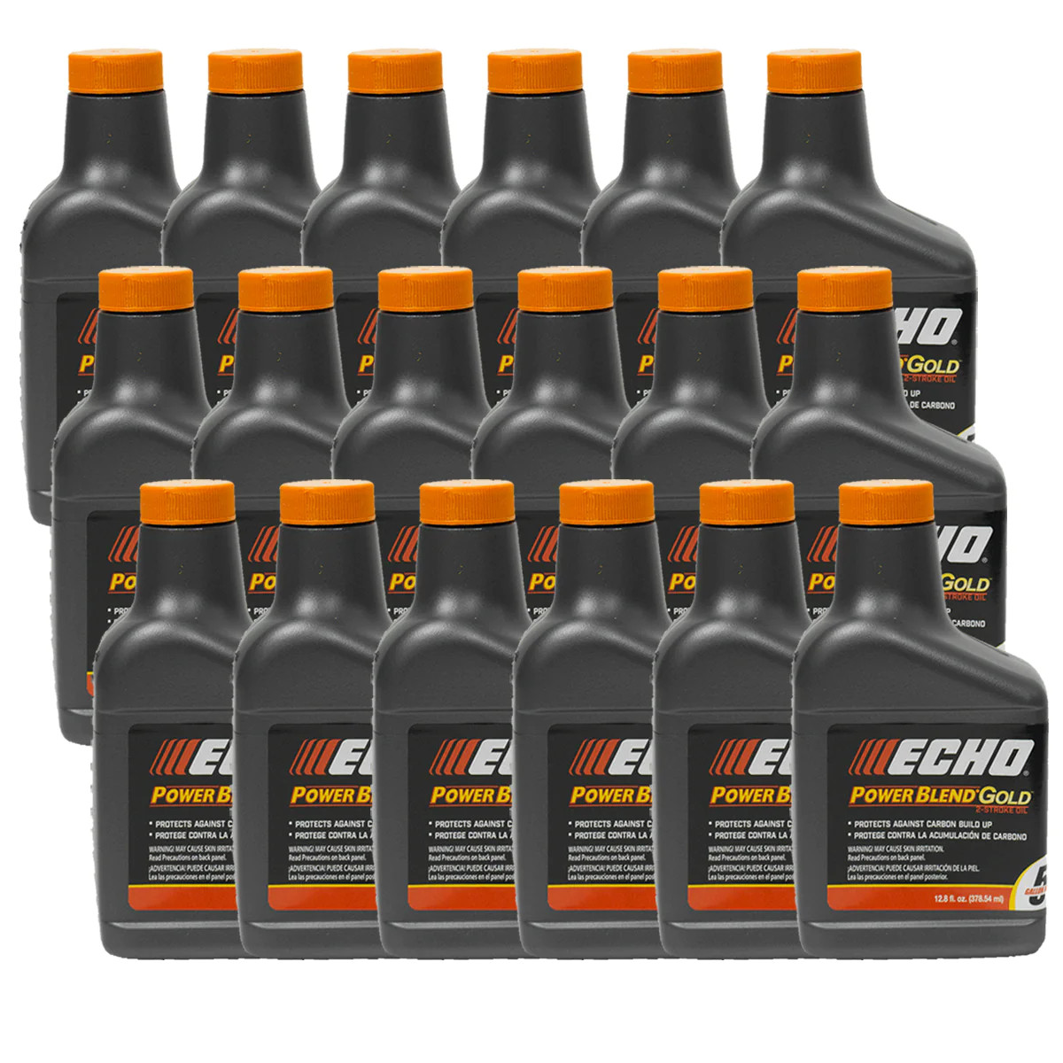 24 Pack Echo Oil 12.8 oz Bottles 2 Cycle Mix for 5 Gallon - Power Blend 6450005
