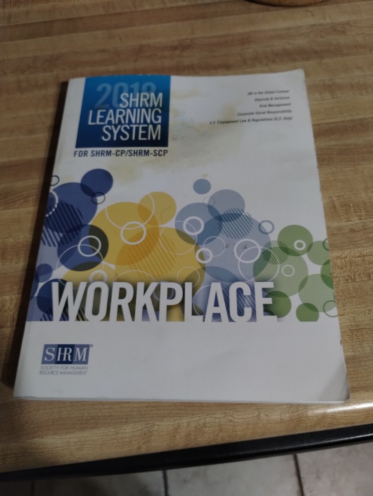 NEVER USED- 2018 SHRM Learning System, SHRM-CP / SHRM-SCP