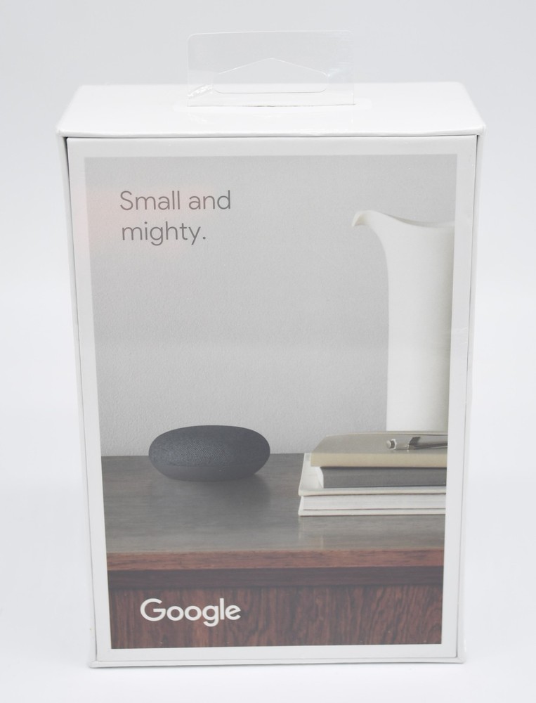 Google Nest Mini (2nd Generation) Smart Speaker Charcoal - NEW/SEALED