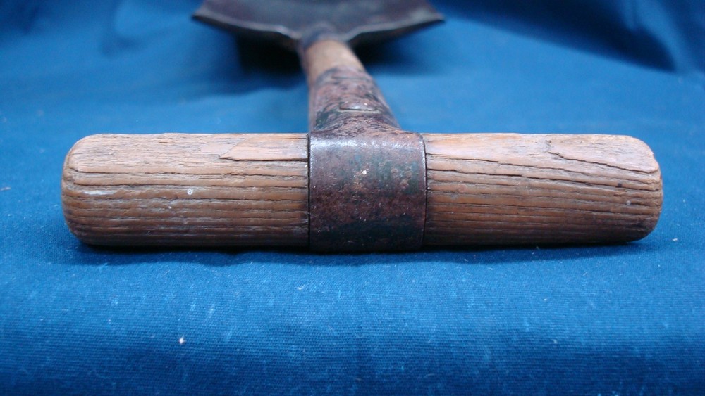 Original WWI WWII US Army M1910 T-Handle Field E-Tool Entrenching Shovel