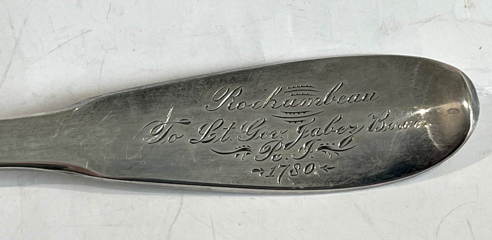 GORHAM - GENERAL de ROCHAMBEAU Revolutionary Era 12" SILVERPLATE SERVING Spoon