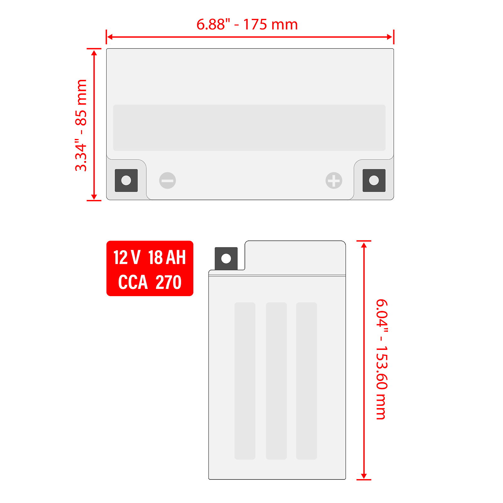 AGM Battery for Seadoo GTX 1995 1996 1997 1998 1999 2000 2001