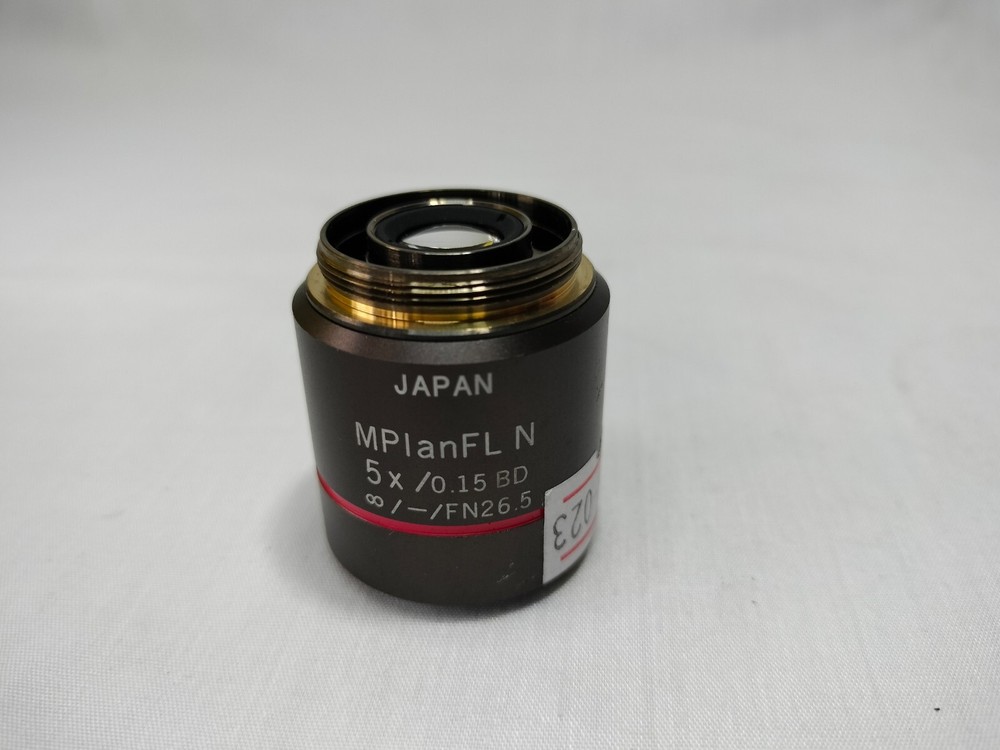Olympus MPlanFL N 5x /0.15 BD Microscope Objective Lens