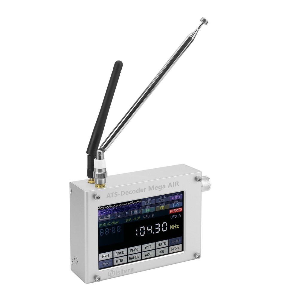 4" ATS Decoder Si4735 Full Band Radio Receiver FM RDS AM Bluetooth,AIR