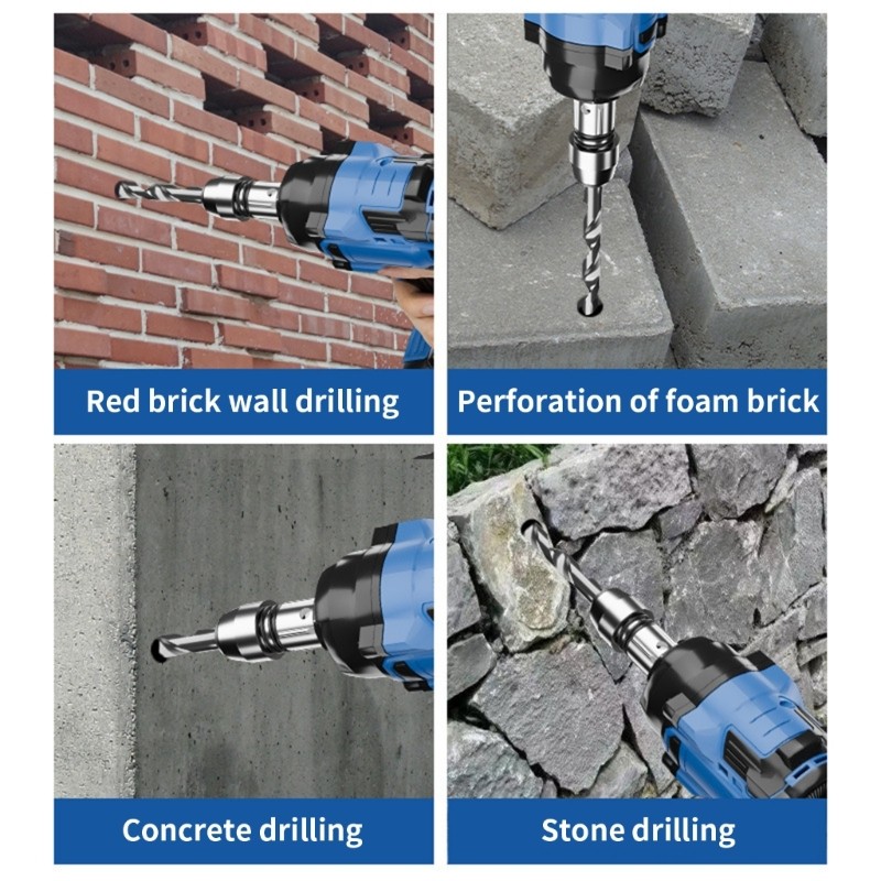 Electric Impact Wrench Adapter Drill Bit Hammer Conversion Head Converters