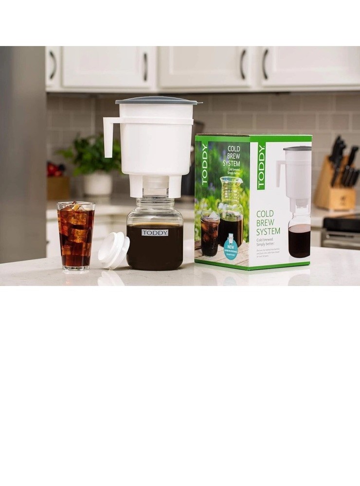 Toddy® Cold Brew System Non-Electric White Coffee Maker, Open Box +Extras!!