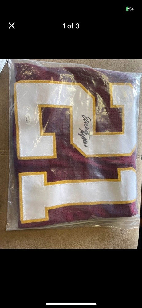 WASHINGTON ERNEST BYNER AUTOGRAPHED SIGNED JERSEY JSA COA