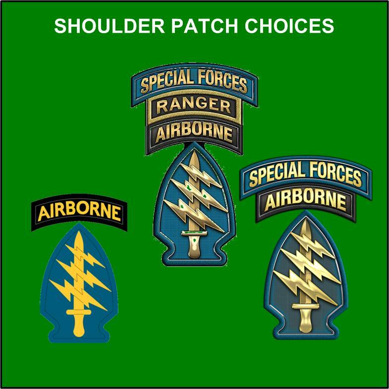 MC-NICE: Army Special Forces Creed PERSONALIZED *ALL GROUPS AVAILABLE*