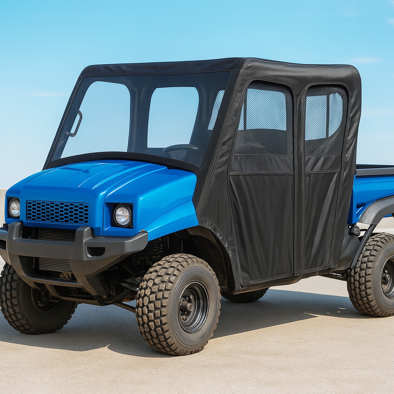 For Kawasaki Mule 4000/4010 Transport UTV New Soft Door Full Cabin Cab Enclosure