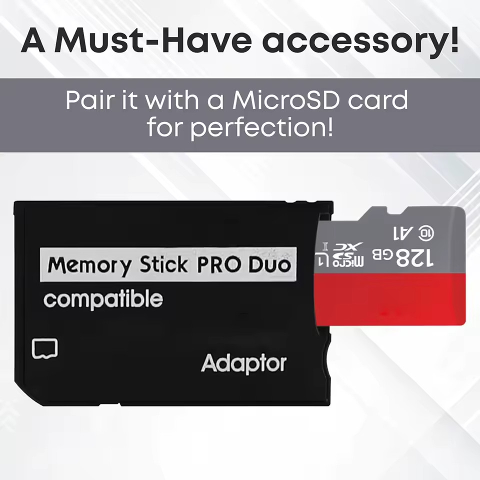 Micro SD to MS Pro Duo Adapter for PSP for Sony PSP 1000 2000 or 3000