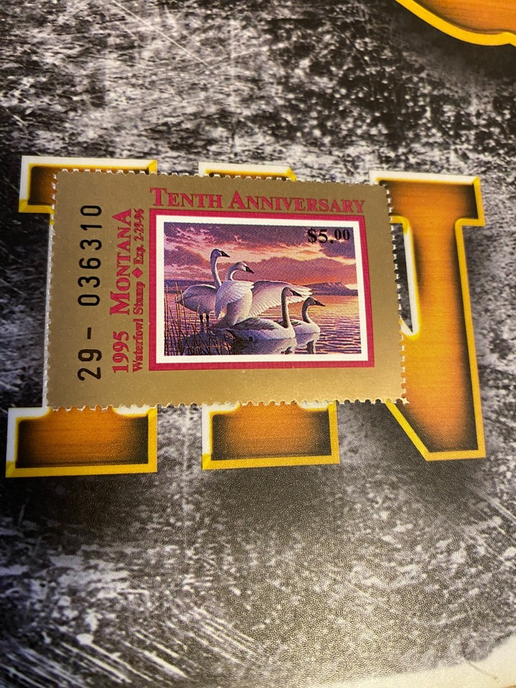1995 Montana State Duck Stamp,