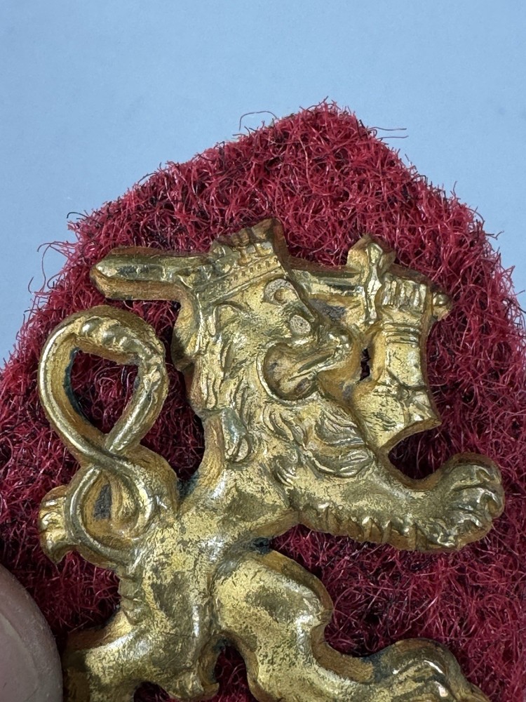 WW2 FINISH CAP BADGE G513
