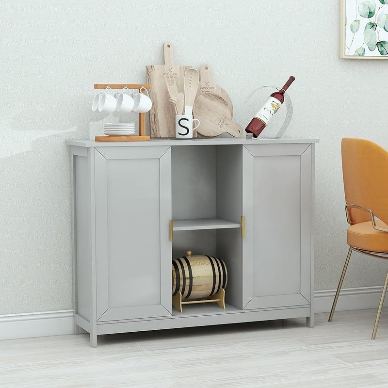 Multi Functional Storage Buffet Cabinet Kitchen Sideboard Entryway Home Decor US