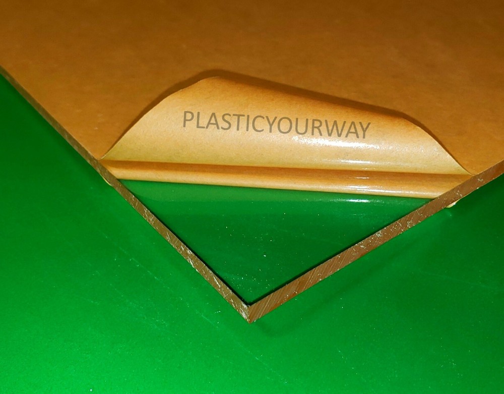 Clear Cast Acrylic Plastic Sheet 3/16" (.177")   Custom Size (4pc)