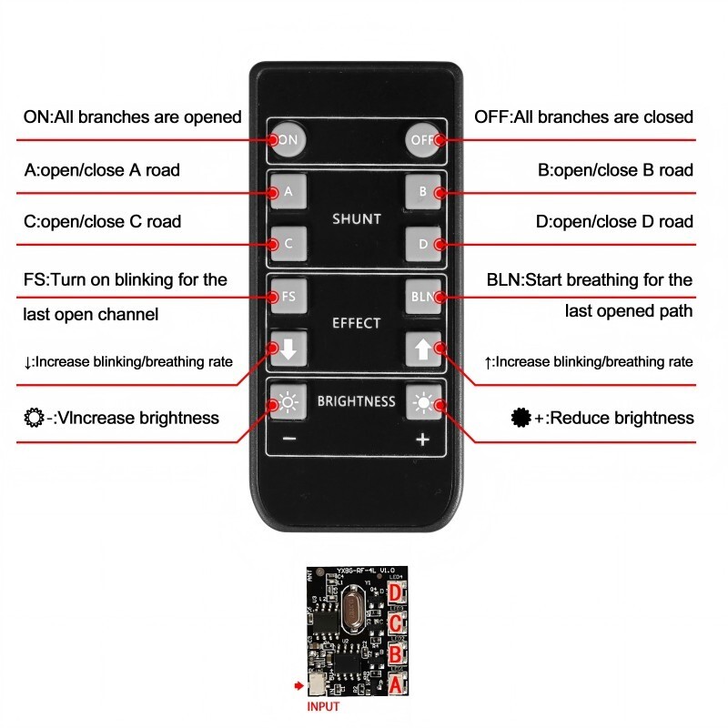 Accessories Shunt Module Remote Control Can Wirelessly Control