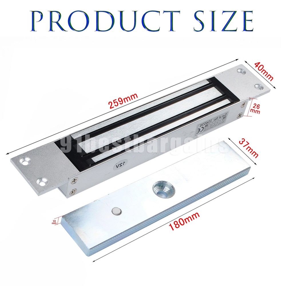 Magnet Electric Lock Flush Mount Embed for Single Door 280KG Holding Force