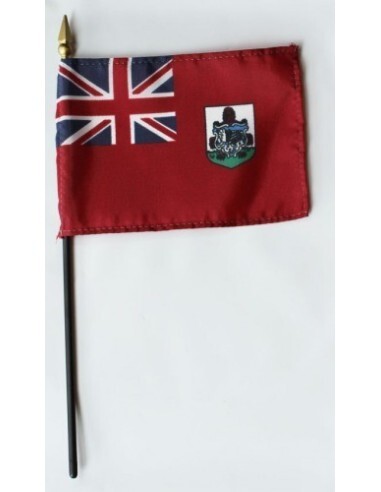 Bermuda 4" x 6" Mounted Flags