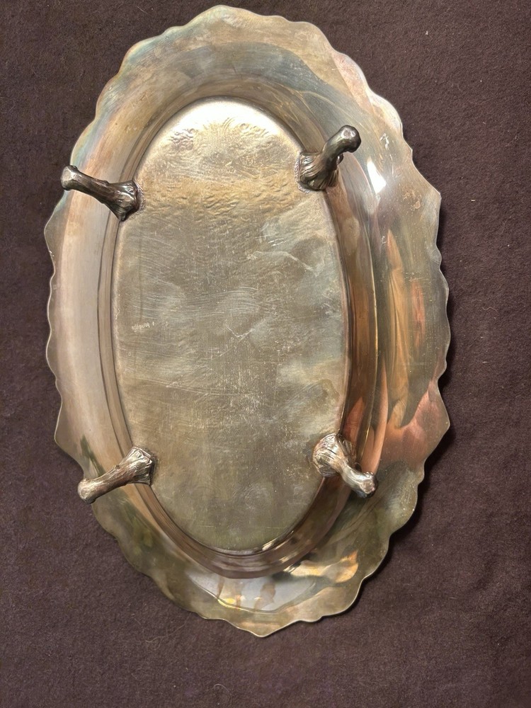 Silver Plate Footed (Heavy)