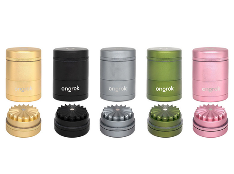 Ongrok 5 Pc Flower Tooth Storage Grinder