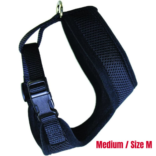 OmniPet BreezyMesh Dog Harness – Medium,  Black