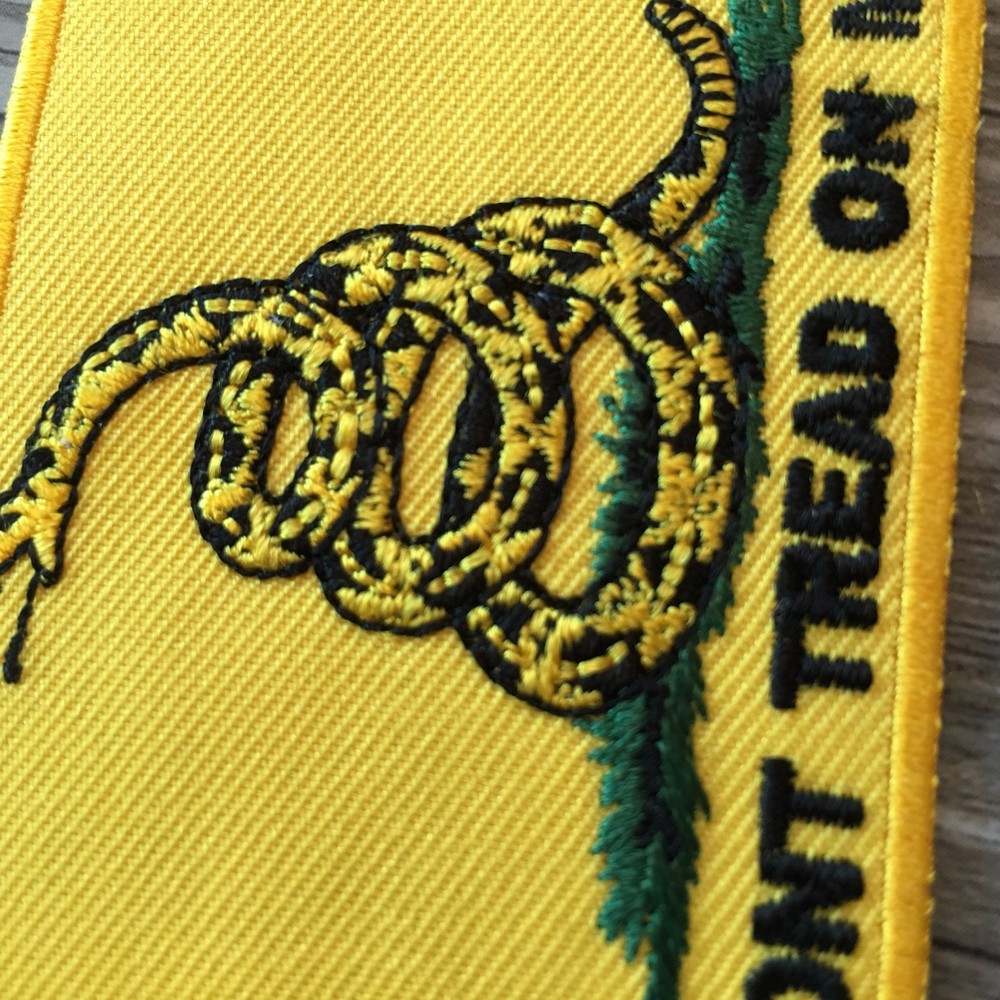 Gadsden Don't Tread On Me Patch, Yellow