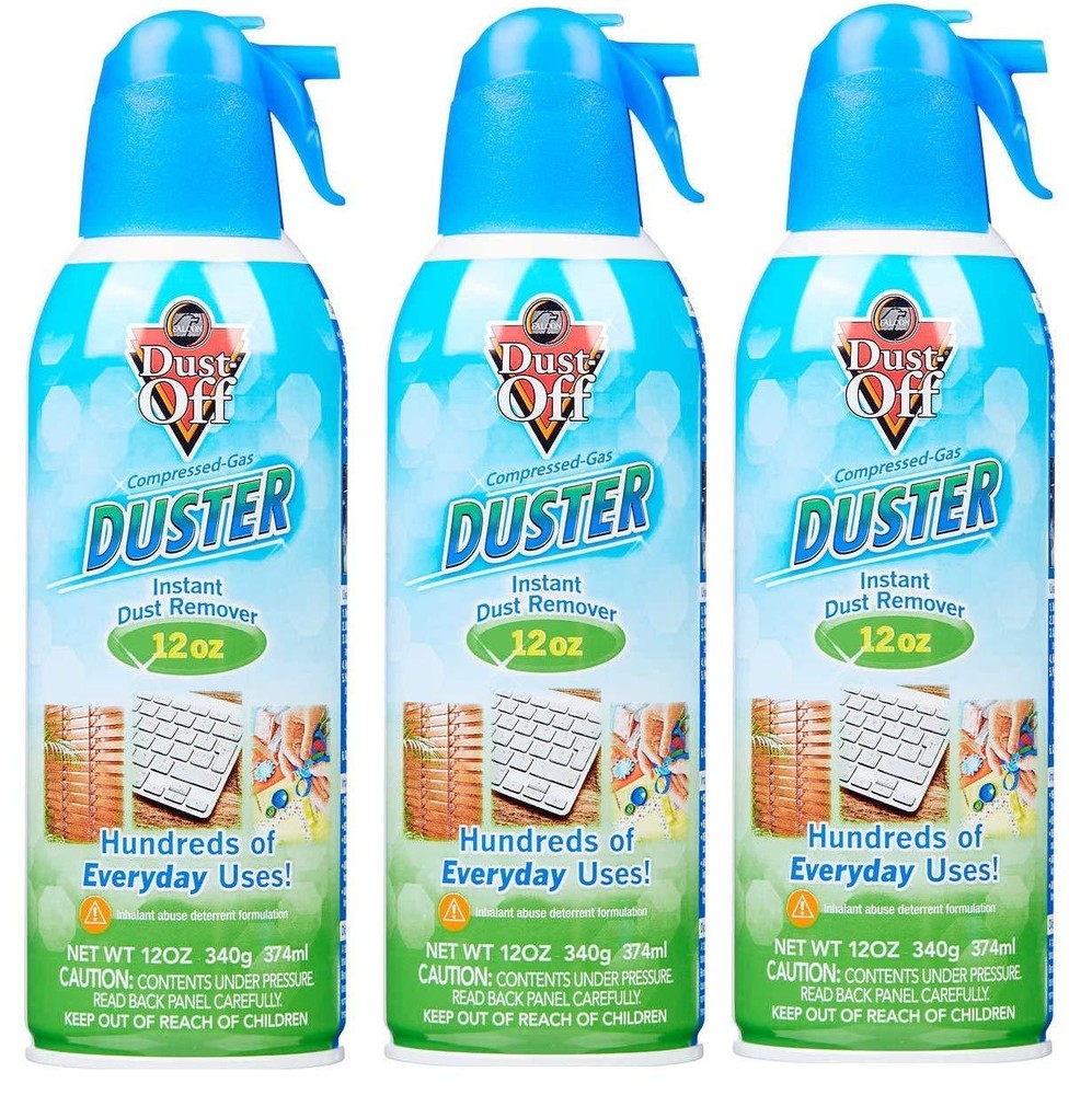 Falcon Electronics Professional Dust Off Compressed Air Duster -12 Oz (6 Pack)