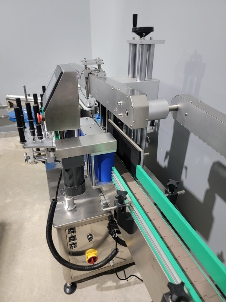 Jorestech OMICRON-2 Automatic Front and Back Labeler for Flat and Round Bottl...