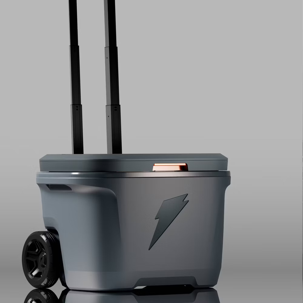 Gatorade 50qt Ice Rolling Cooler - Gray