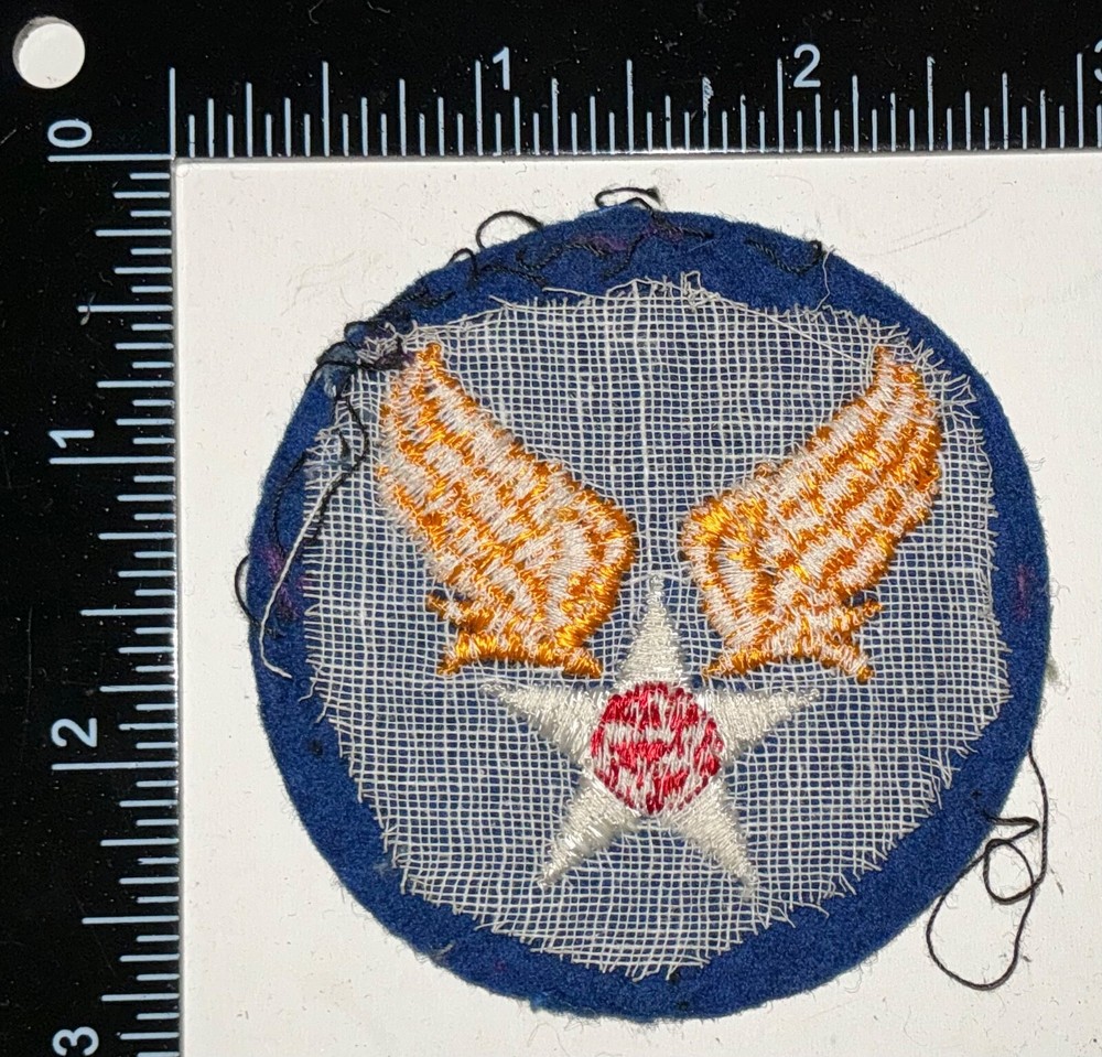 WWII US Army Air Force AAF Felt Variation WORN Patch