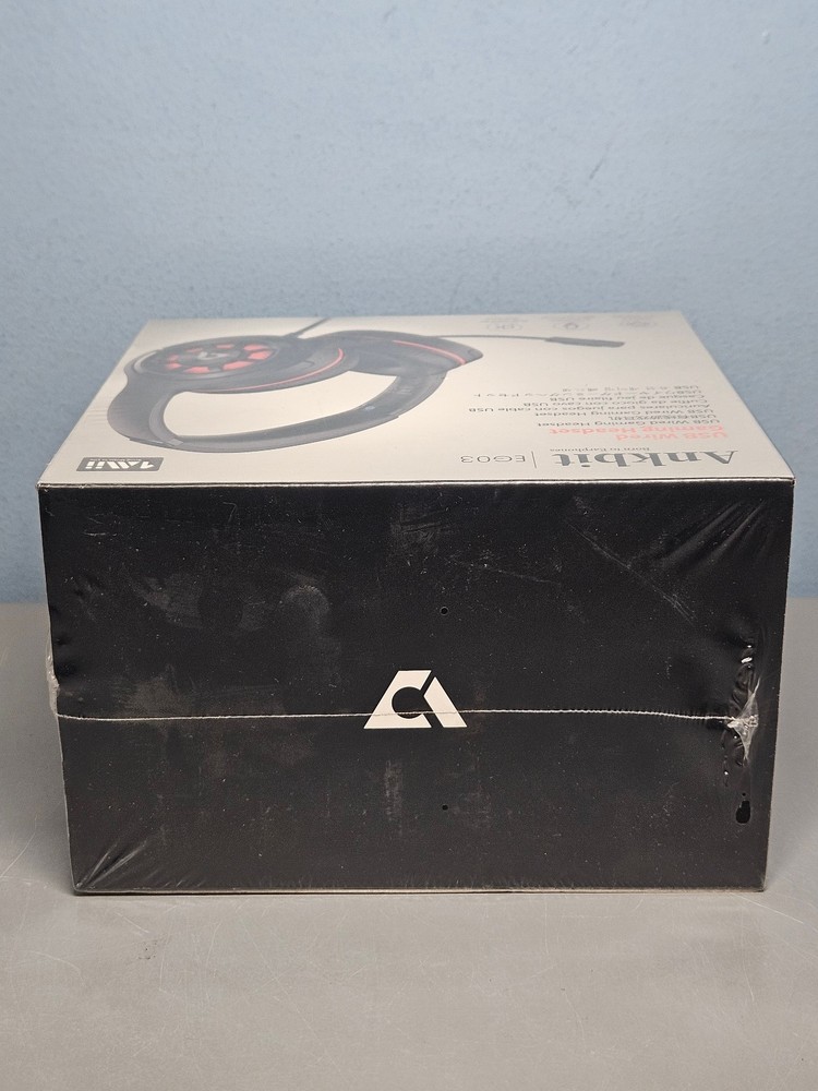 Ankbit EG03 USB Wired Gaming Headset with Microphone - Black - New & Sealed!