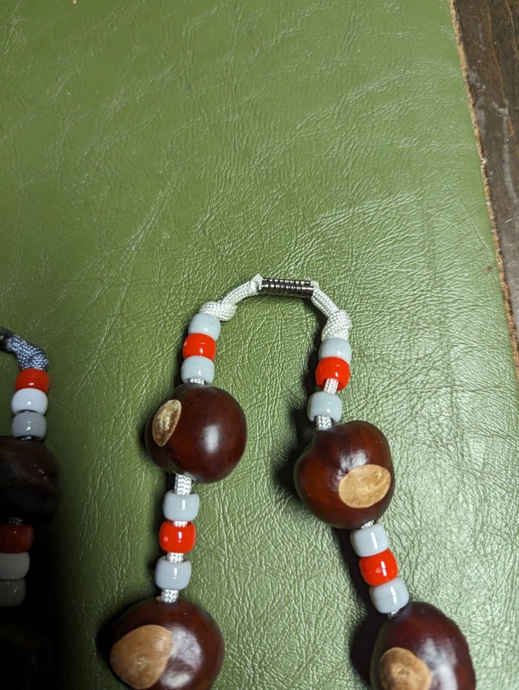 Ohio State Buckeye necklace