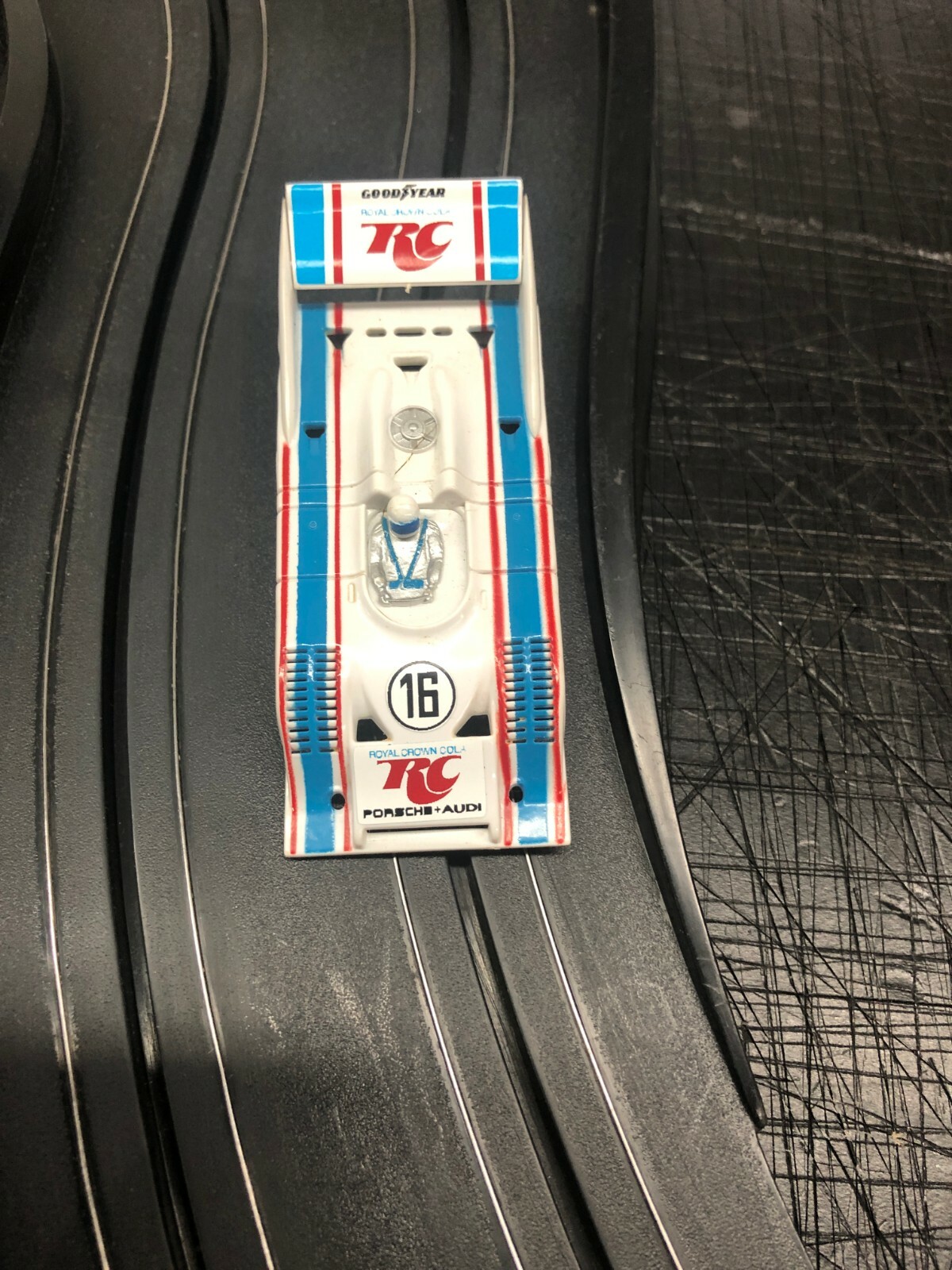 Aurora AFX RC Cola #16 Thermal Print Decals with better chrome than original