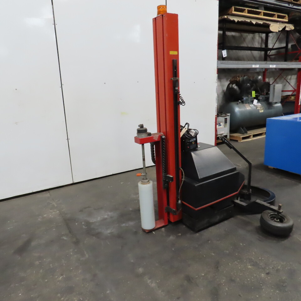 Robopac T/2001 Automatic Robot Pallet Stretch Wrapper Machine 76" H