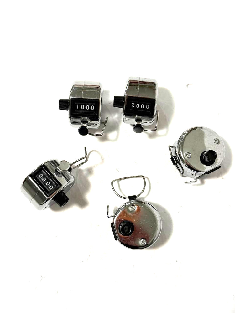 5 PCS 4 Digit Number Hand Counter