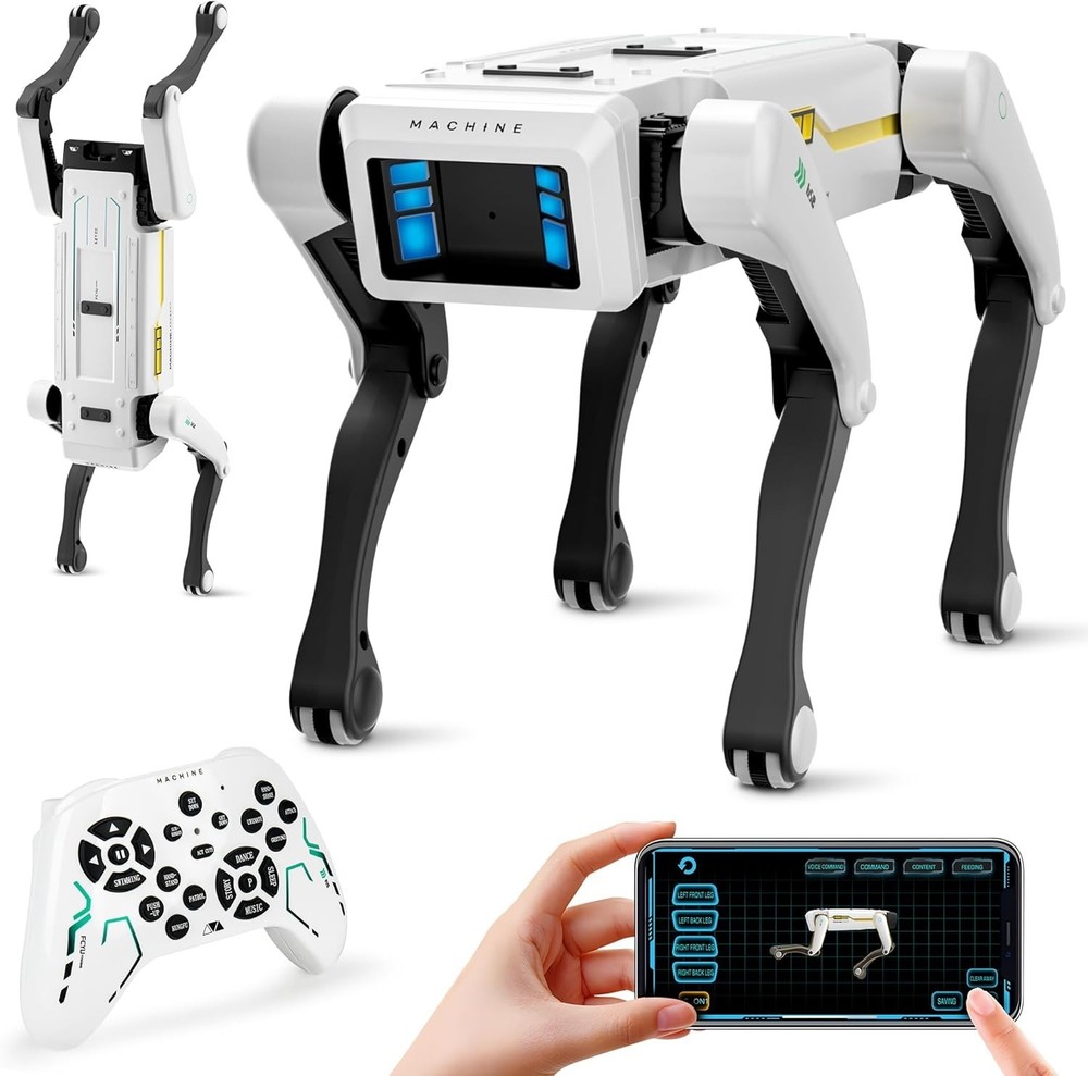 Smart Robot Dog - Interactive STEM Pet with Voice Control, 30+ Actions & APP ...
