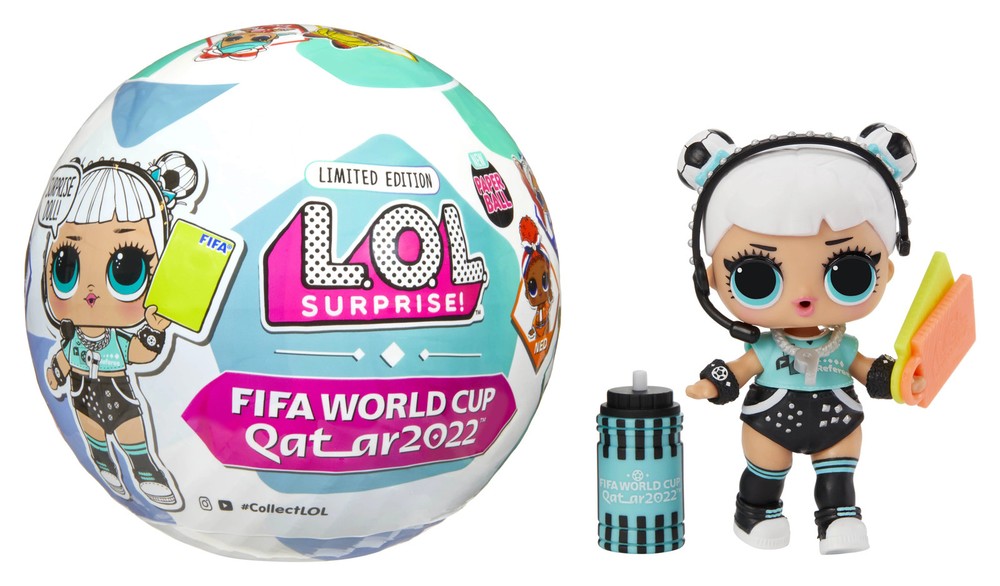 LOL Surprise! X FIFA World Cup Qatar 2022 Dolls with 7 Surprises, Accessories,