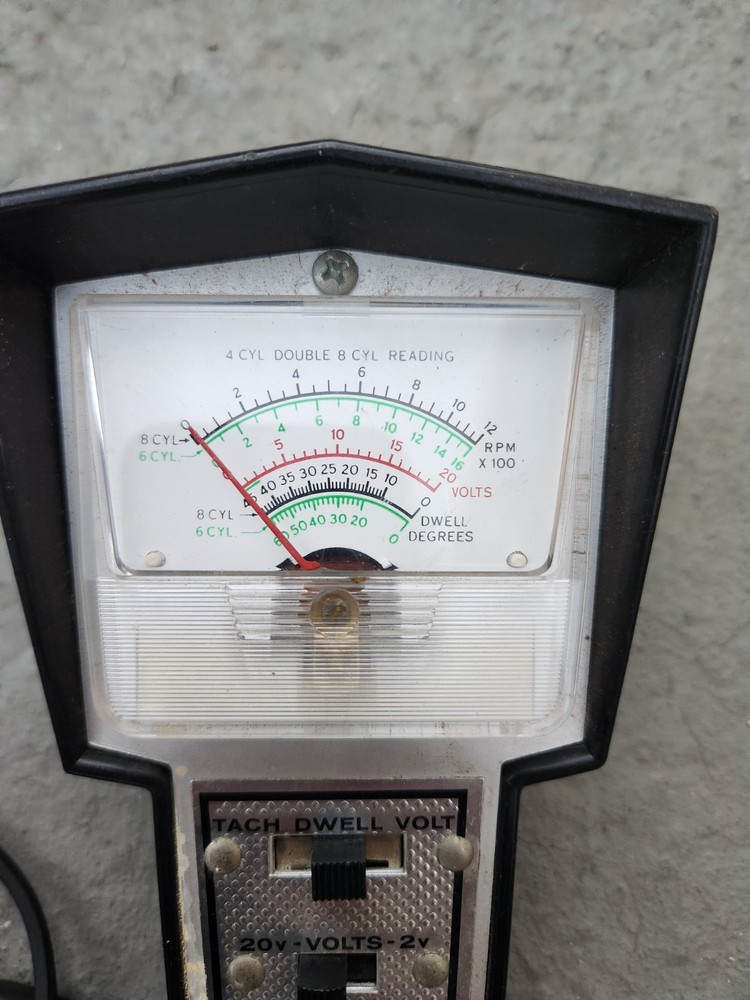 Vintage Dixson Engine Performance Analyzer made USA Complete Engine Testing