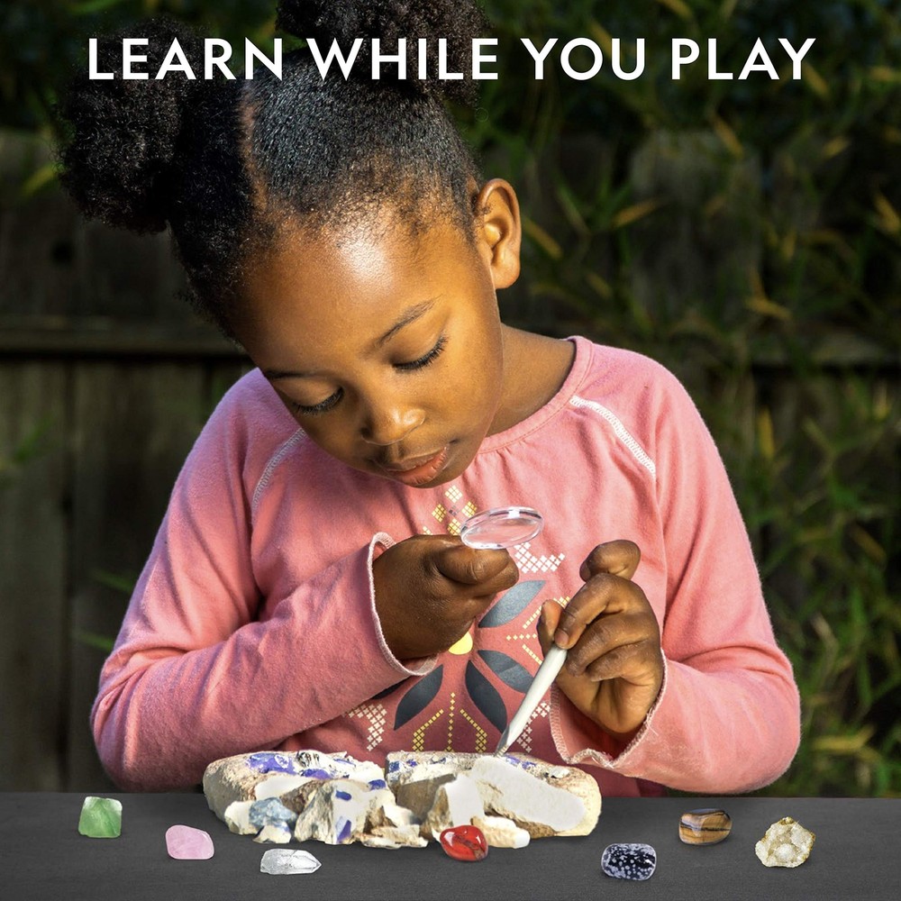 NATIONAL GEOGRAPHIC Mega Gemstone Dig Kit for Kids