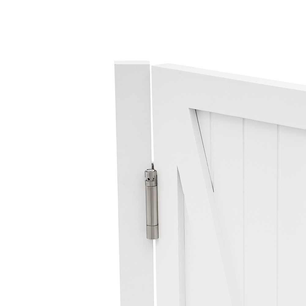 Partition Doors Solid Wood Entrance Partial Door Double-Doors Leaf for Home Yard