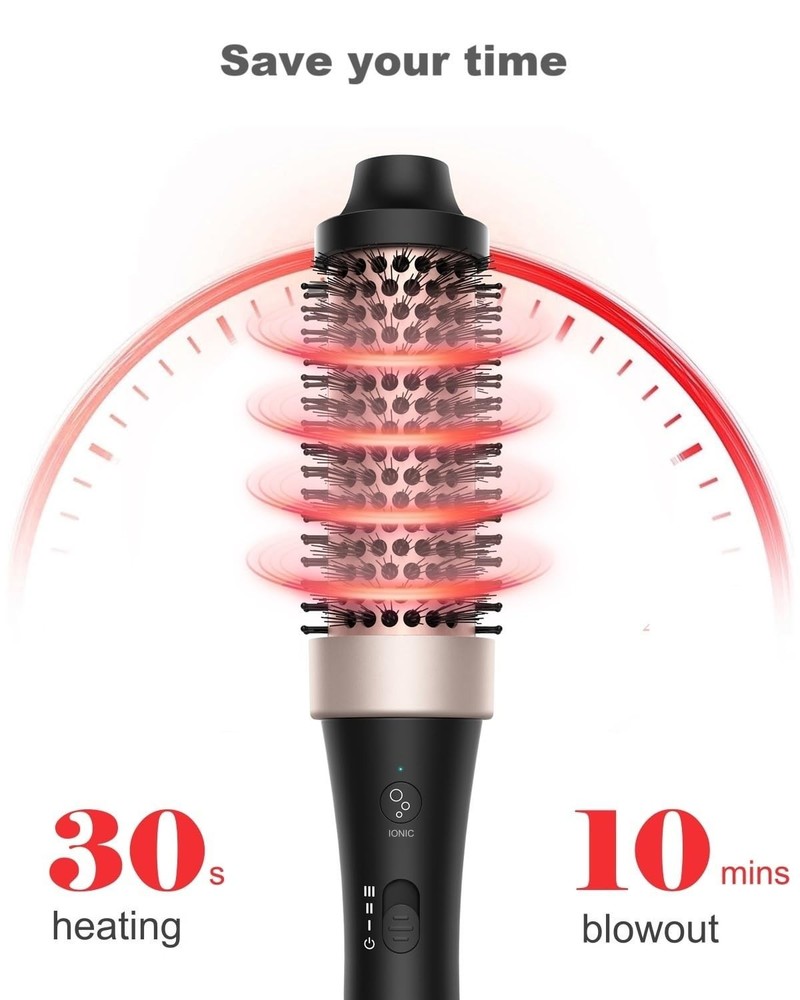 DISSTAR Heated Round Brush Ionic 360 Surround Technology
