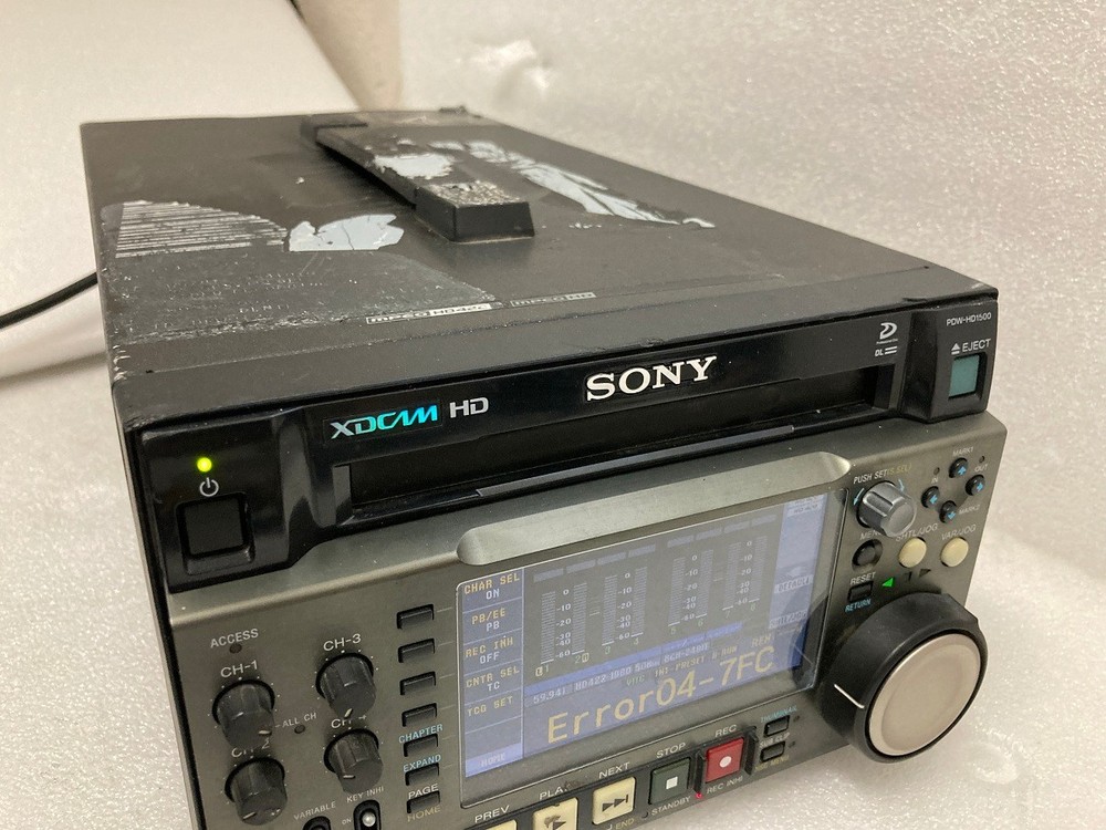 Sony PDW-HD1500 Recorder { UNTESTED }