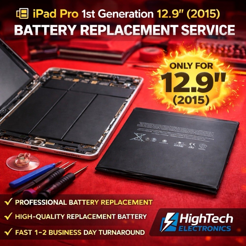iPad Pro 1st Generation 12.9” (2015) Battery Replacement Service