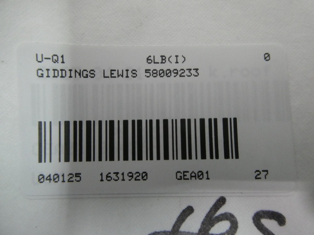 Giddings Lewis 58009233 Chassis Module